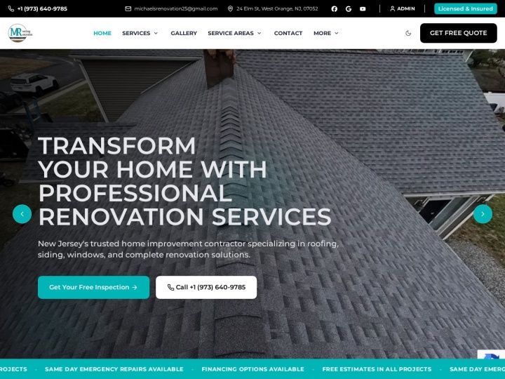 michaelsrenovation.com website
